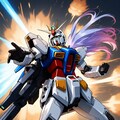 【機動戦士ガンダム　逆襲のシャア】より、RX-93 ν ガンダム　ー 画像生成挑戦 Ver.07 ー 2枚目