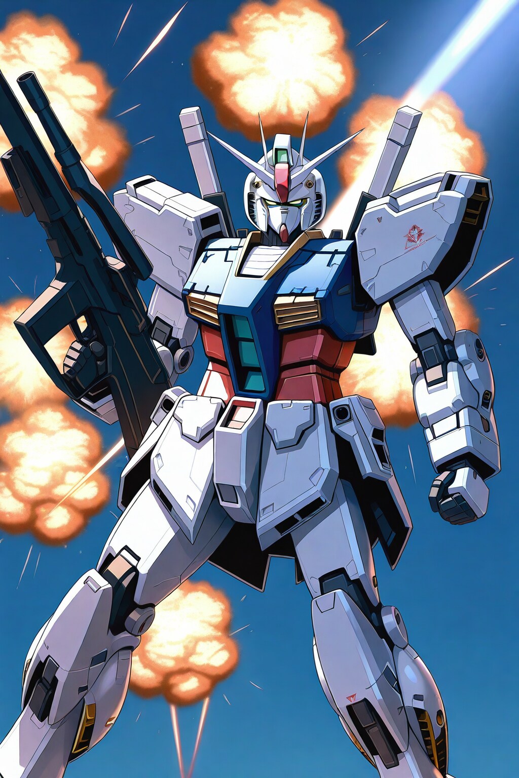 【機動戦士ガンダム　逆襲のシャア】より、RX-93 ν ガンダム　ー 画像生成挑戦 Ver.07 ー