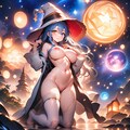 全裸マントの魔女 2枚目