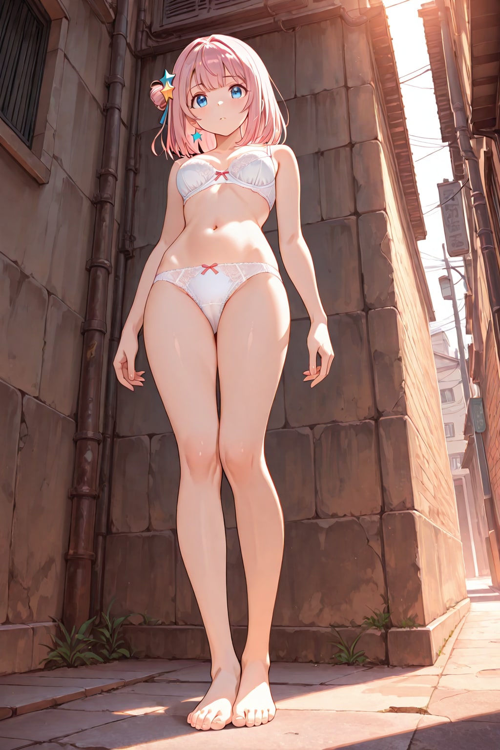 下着姿②