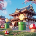 マリオっぽいお寺 8枚目