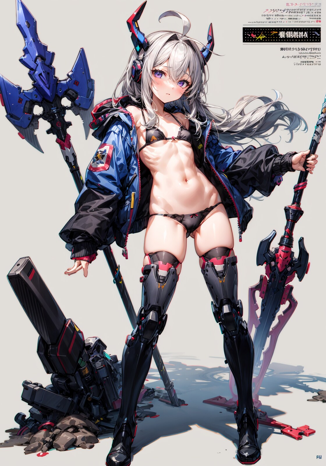 KrstG R-15(黒下着)