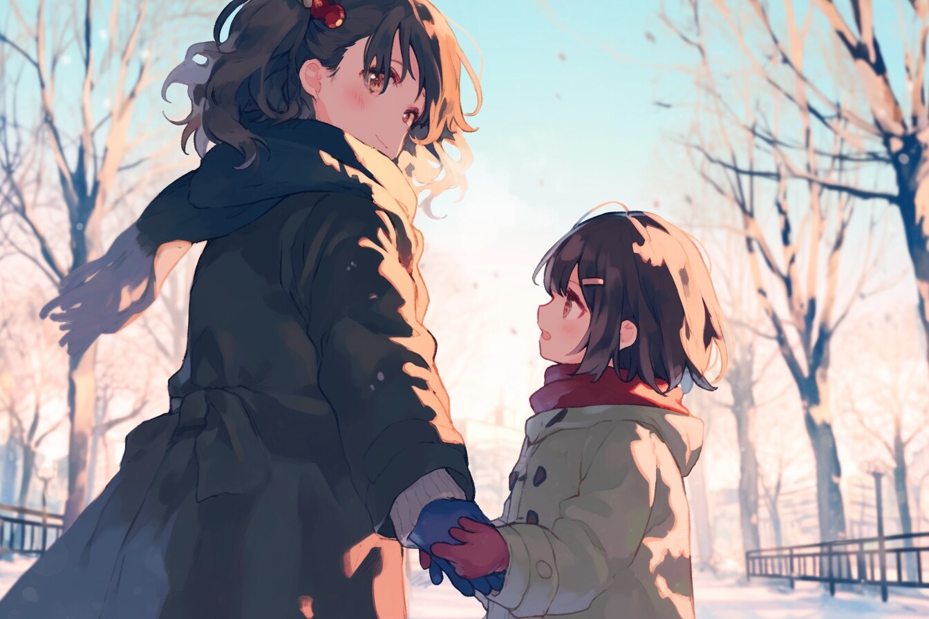 母と娘234 | の人気AIイラスト・グラビア