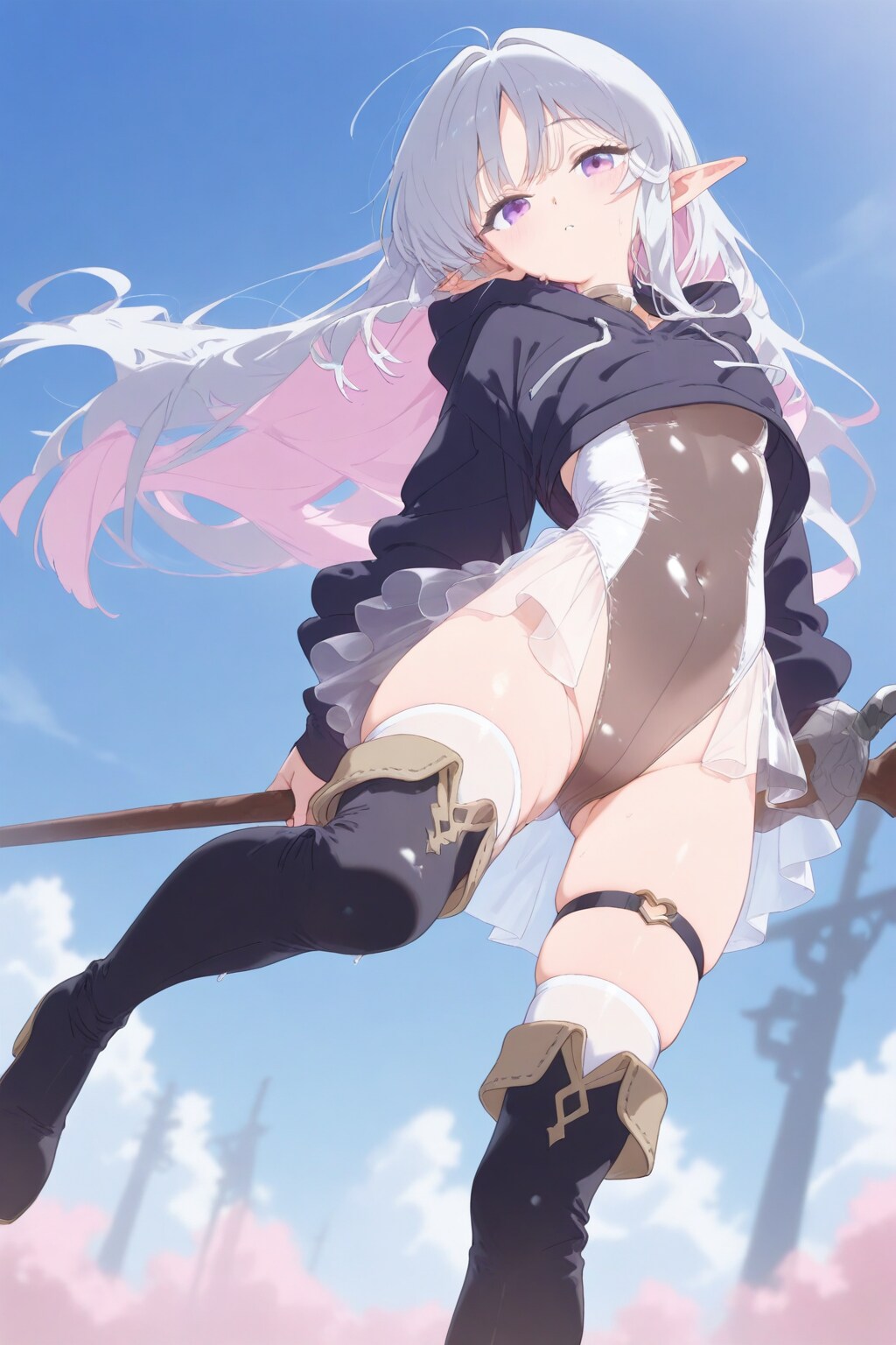 上からエルフ