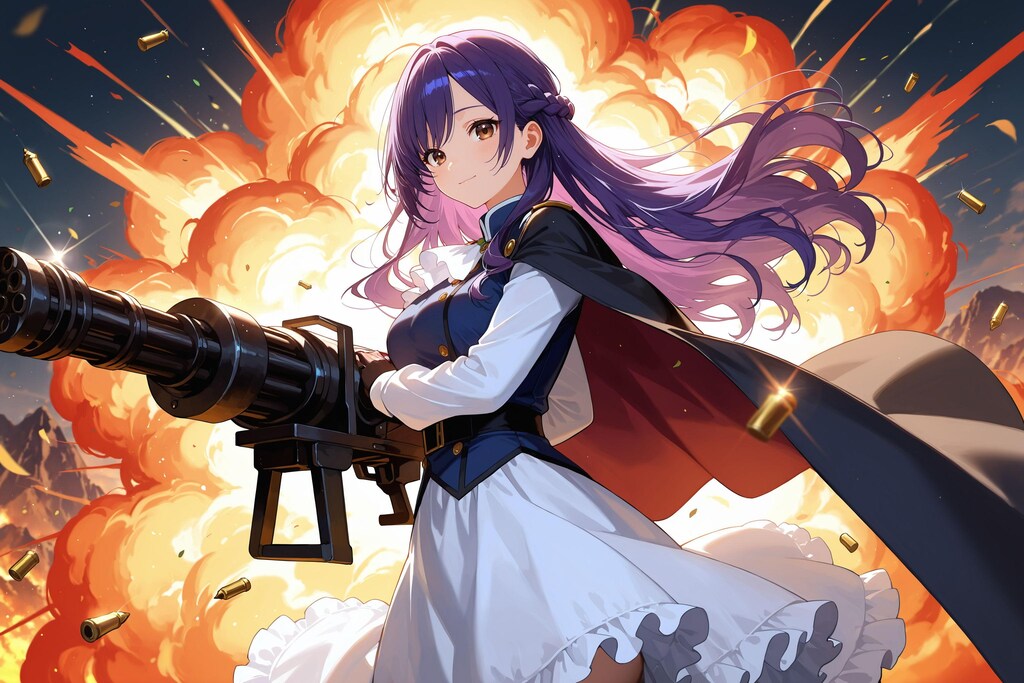 異世界のガトリング少女