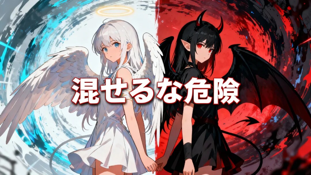【混ぜるな危険】エンゼルとデビル | の人気AIイラスト・グラビア