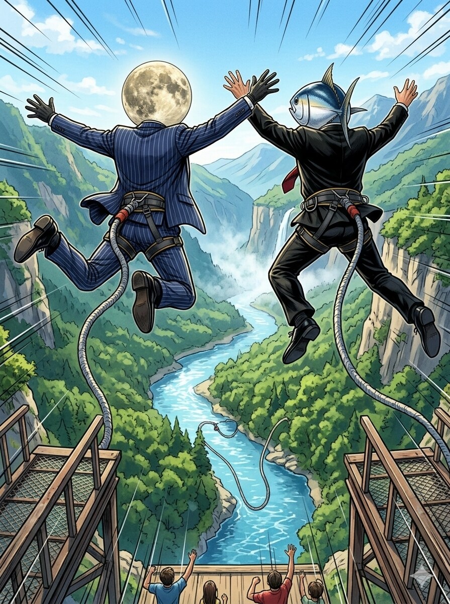 バンジージャンプ！