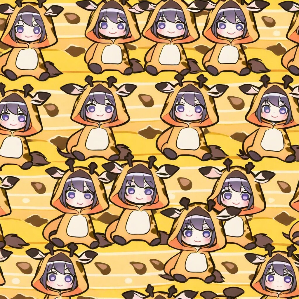 新モデルGRYPHONでキリン着ぐるみちび子ちゃん