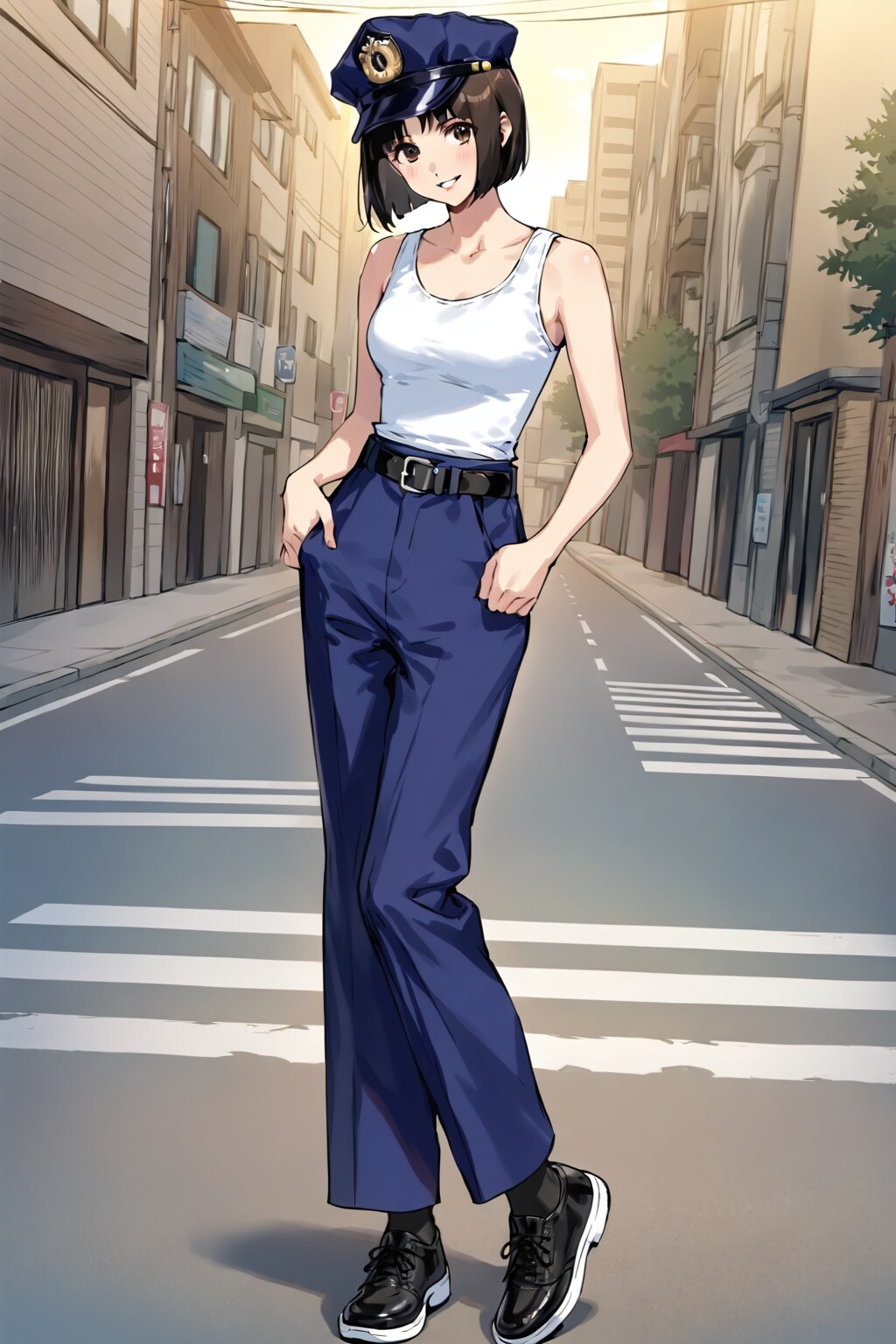 かっこかわいい婦警佐久間夏綺の日本橋パトロール