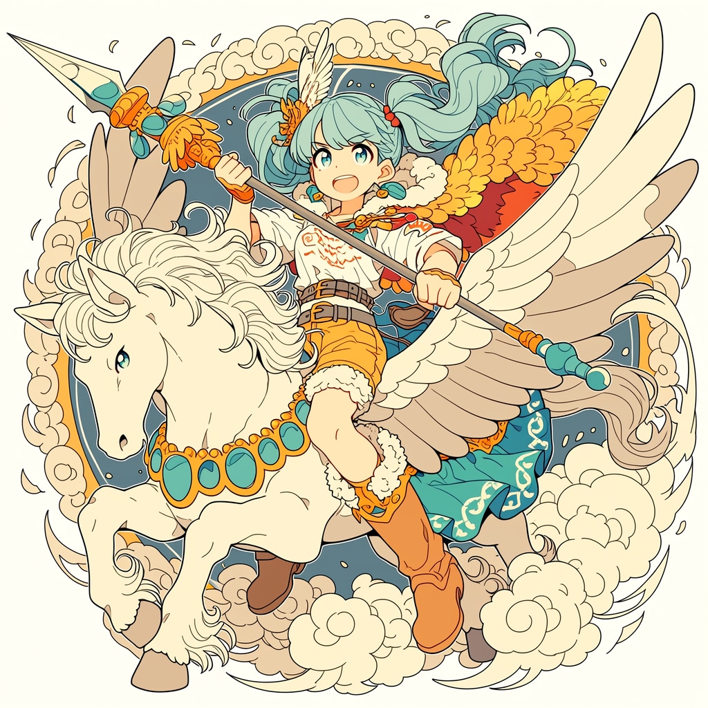 ペガサスとMiku | の人気AIイラスト・グラビア