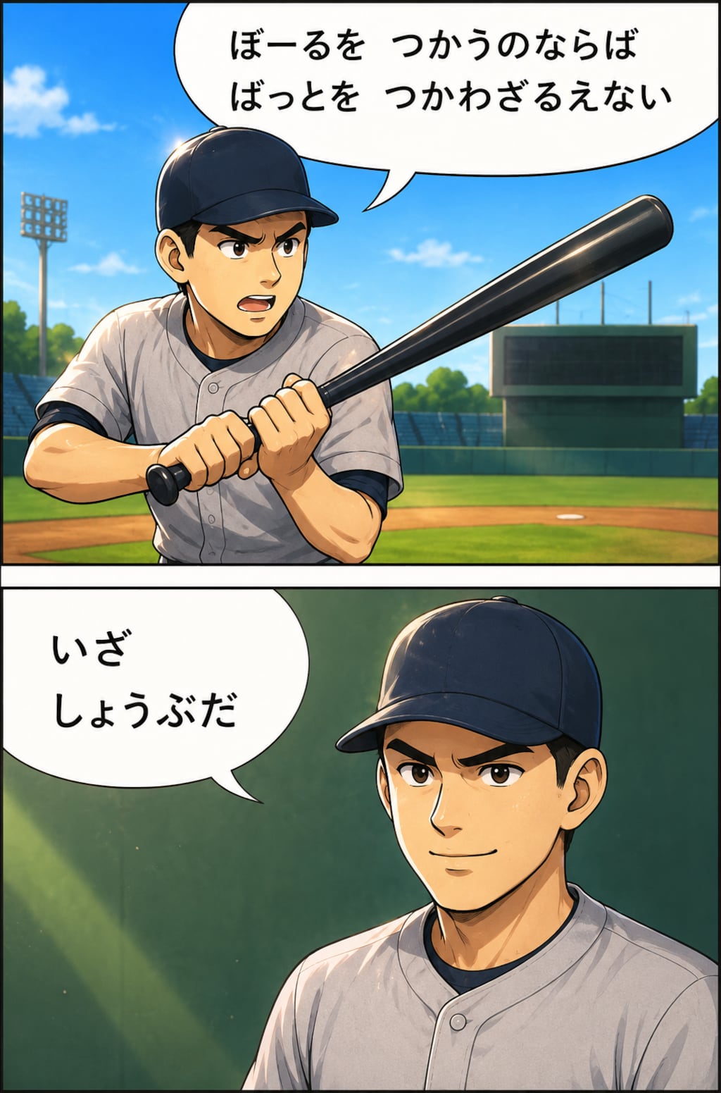 塗りなおしてもらった、やきうでくにへ　かえるんだな