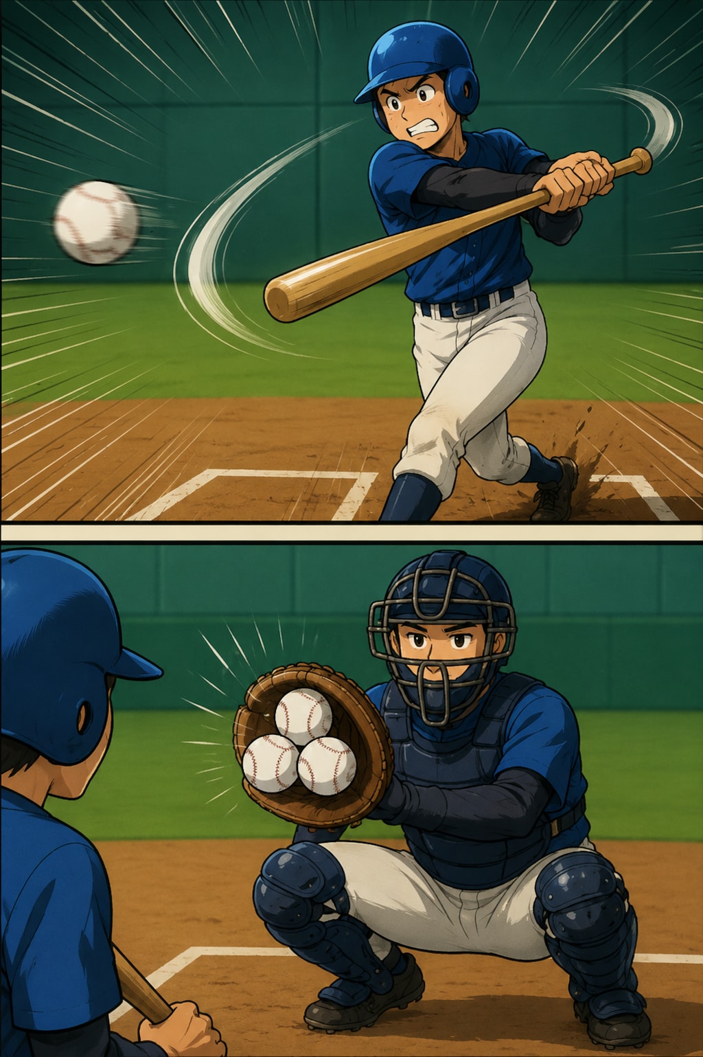 塗りなおしてもらった、やきうでくにへ　かえるんだな