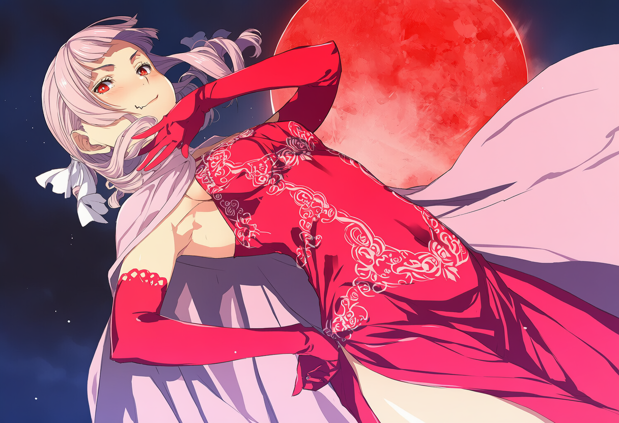 紅き月の夜