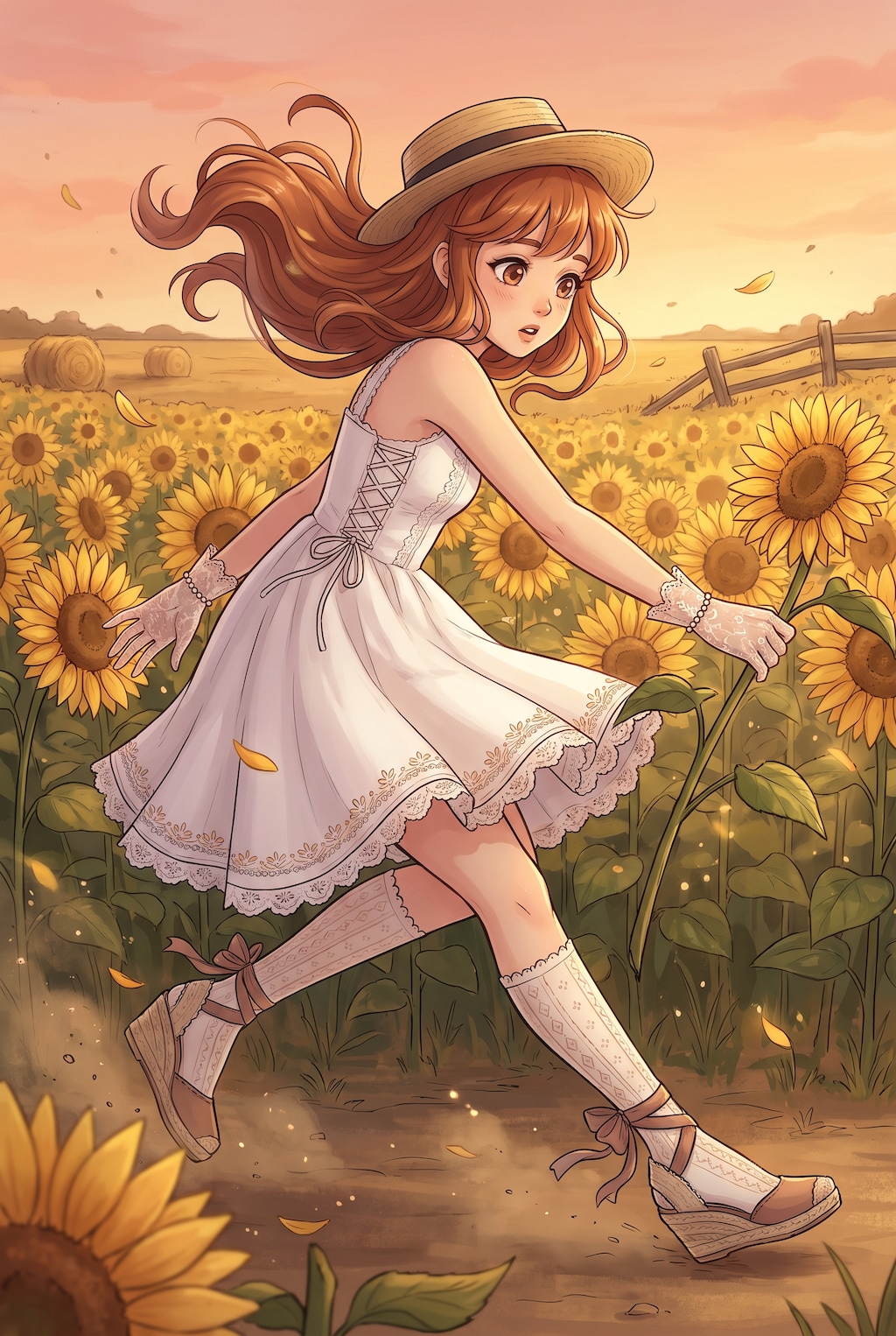 夕陽向日葵姫