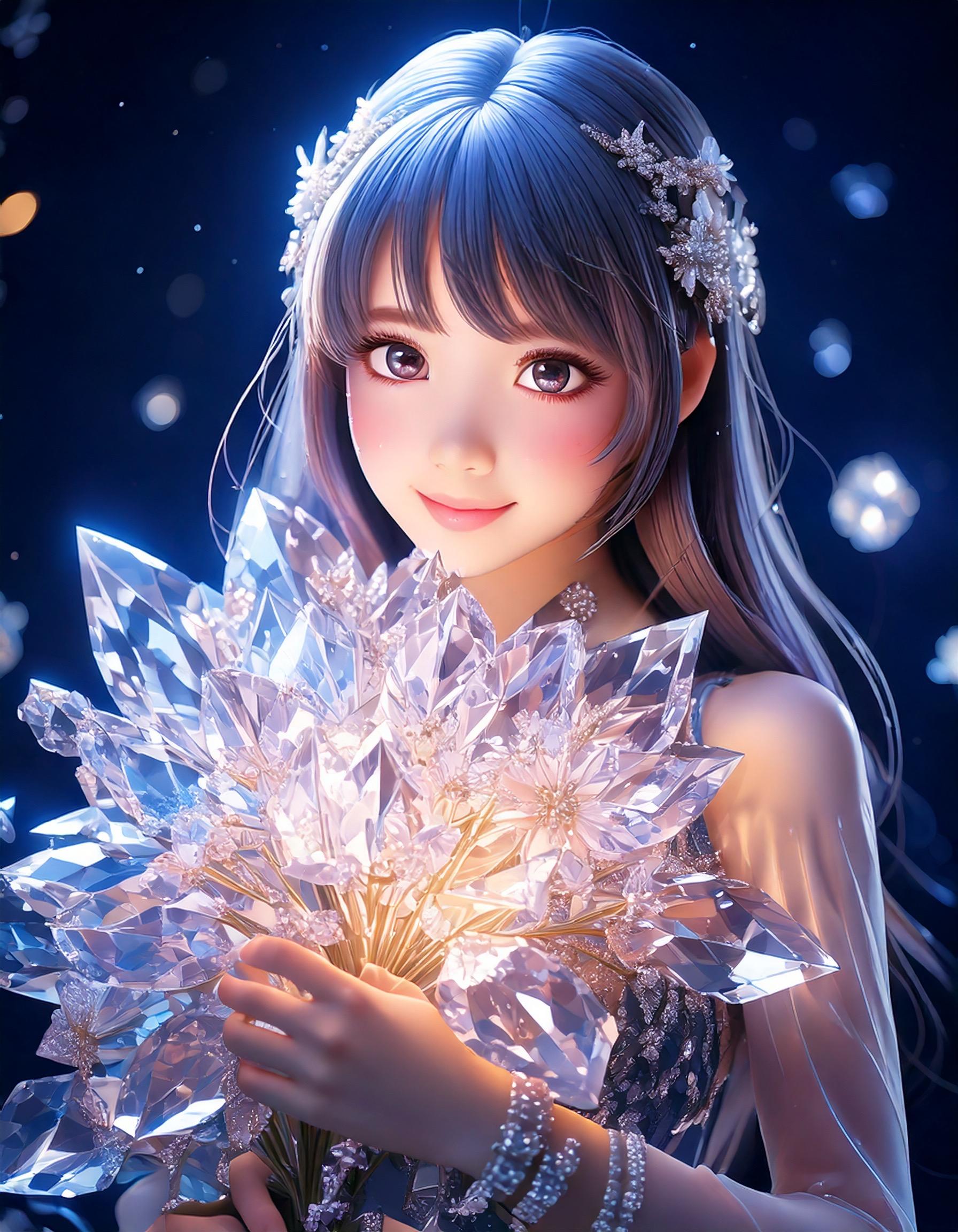 ★クリスタル花束