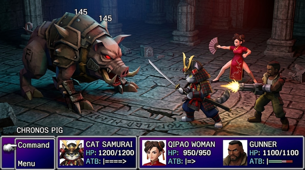 ピッグボスとの戦闘