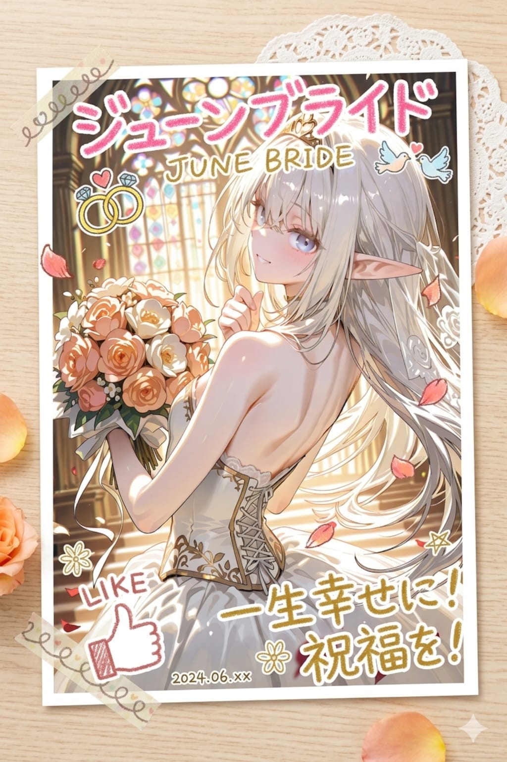 エルフなLILYちゃん。※別衣装＋AIデコver