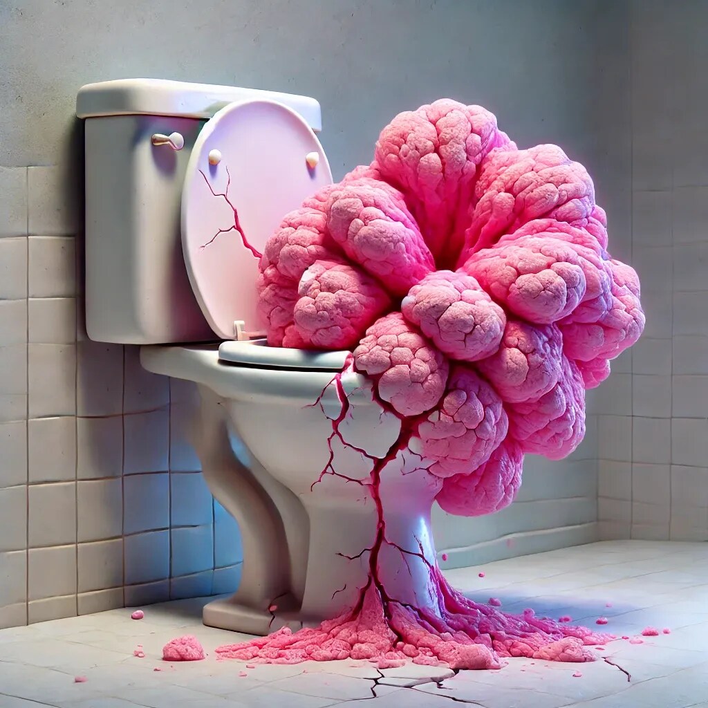 桃色細胞トイレの修復