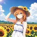 ひまわり畑🌻 4枚目
