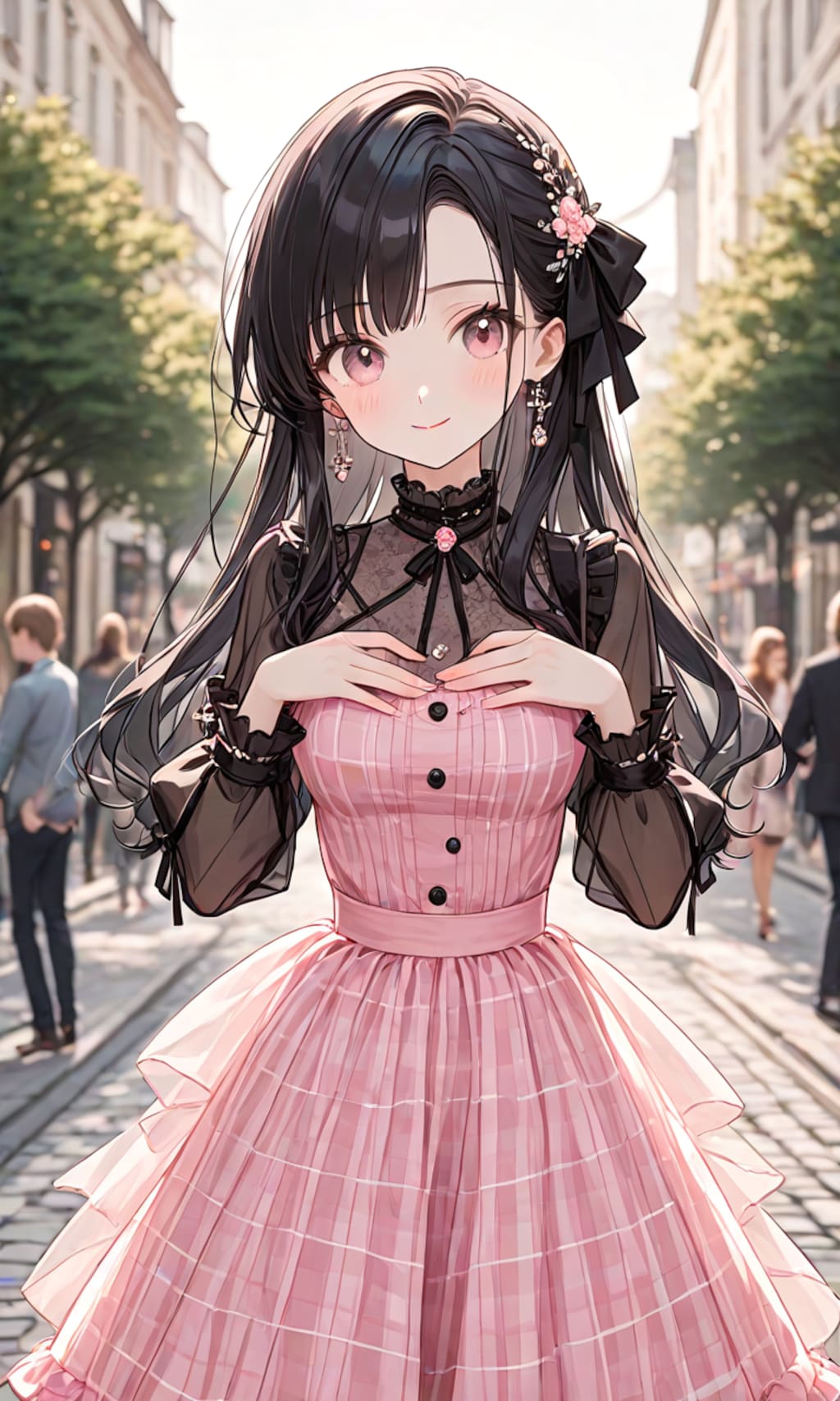 街にピンクが現れた