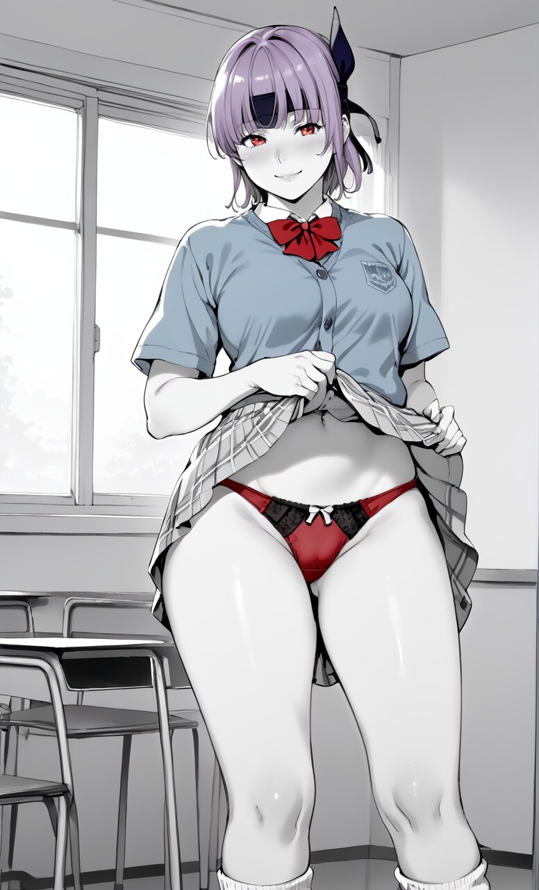 漫画風パンチラ