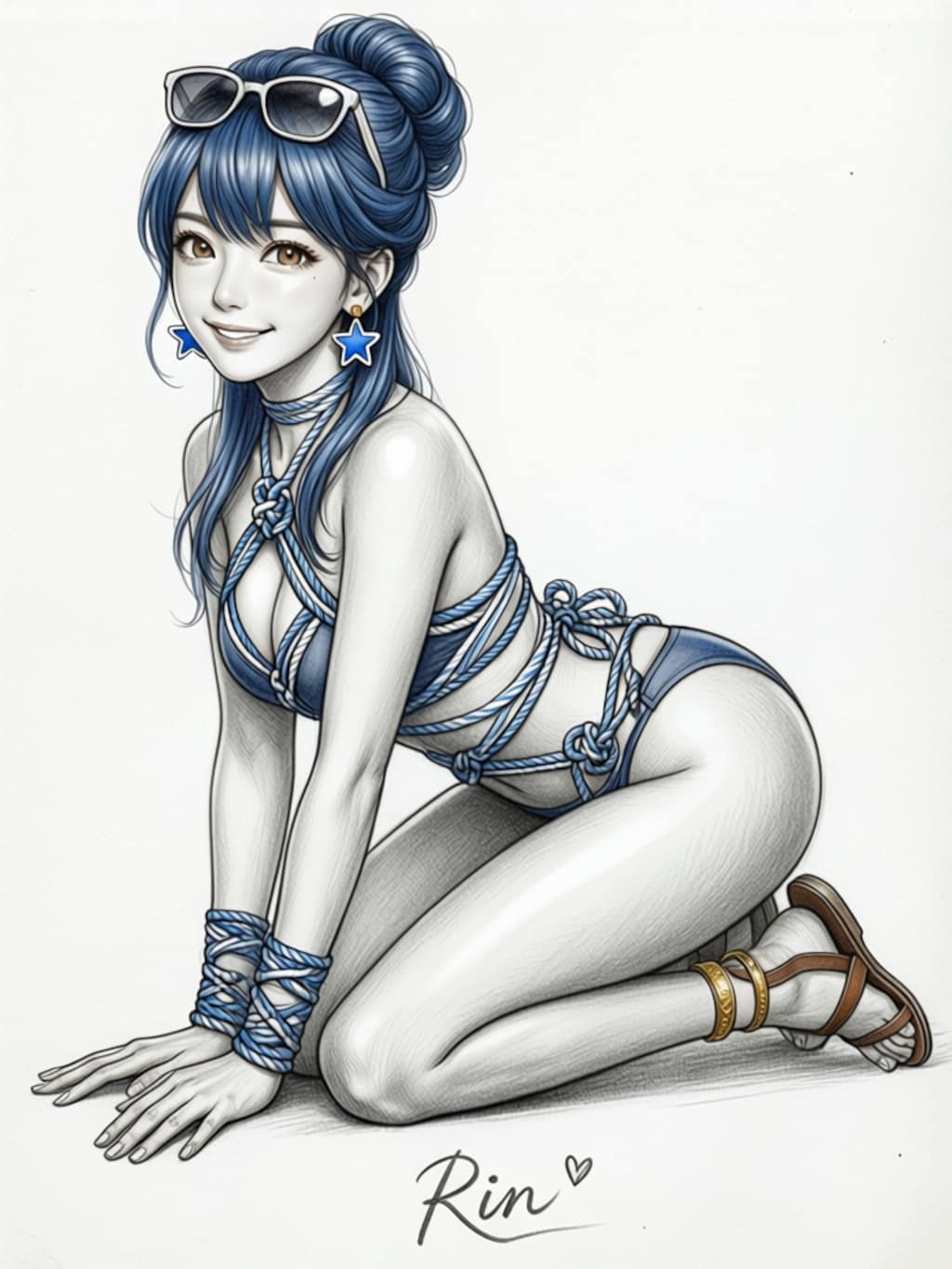 リンちゃん💙ロープファッション