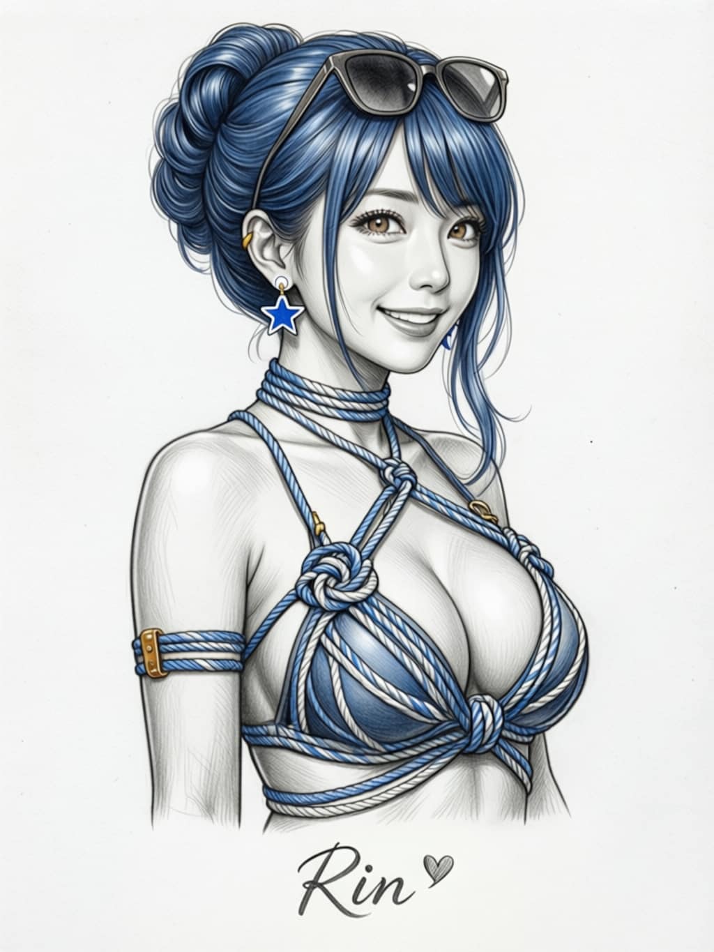 リンちゃん💙ロープファッション