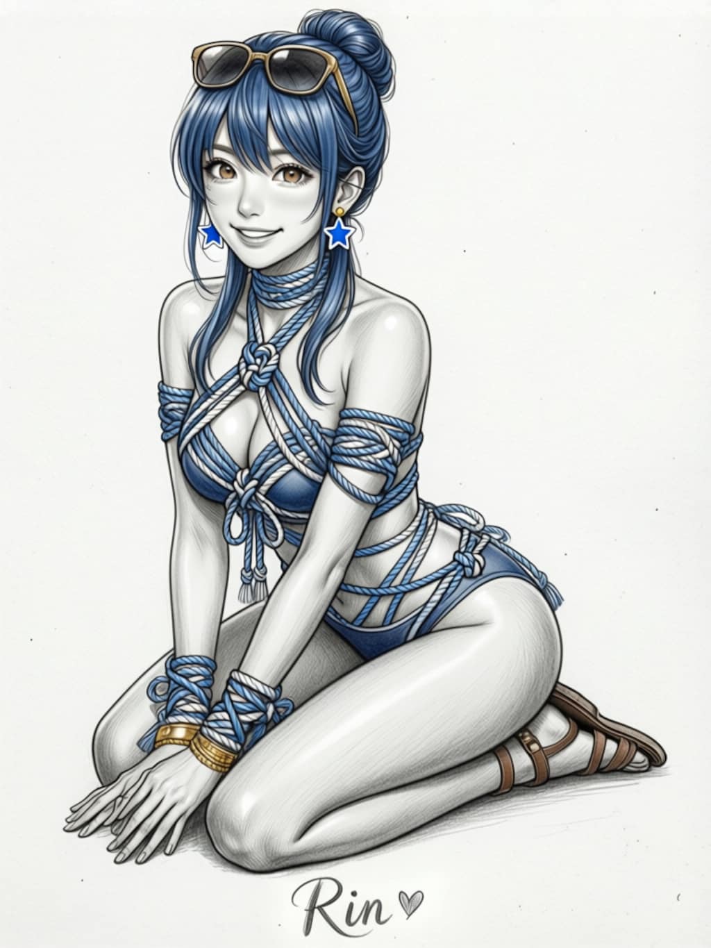 リンちゃん💙ロープファッション