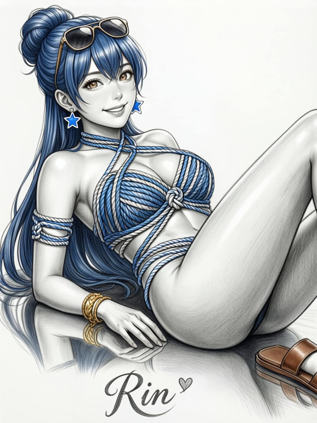 リンちゃん💙ロープファッション