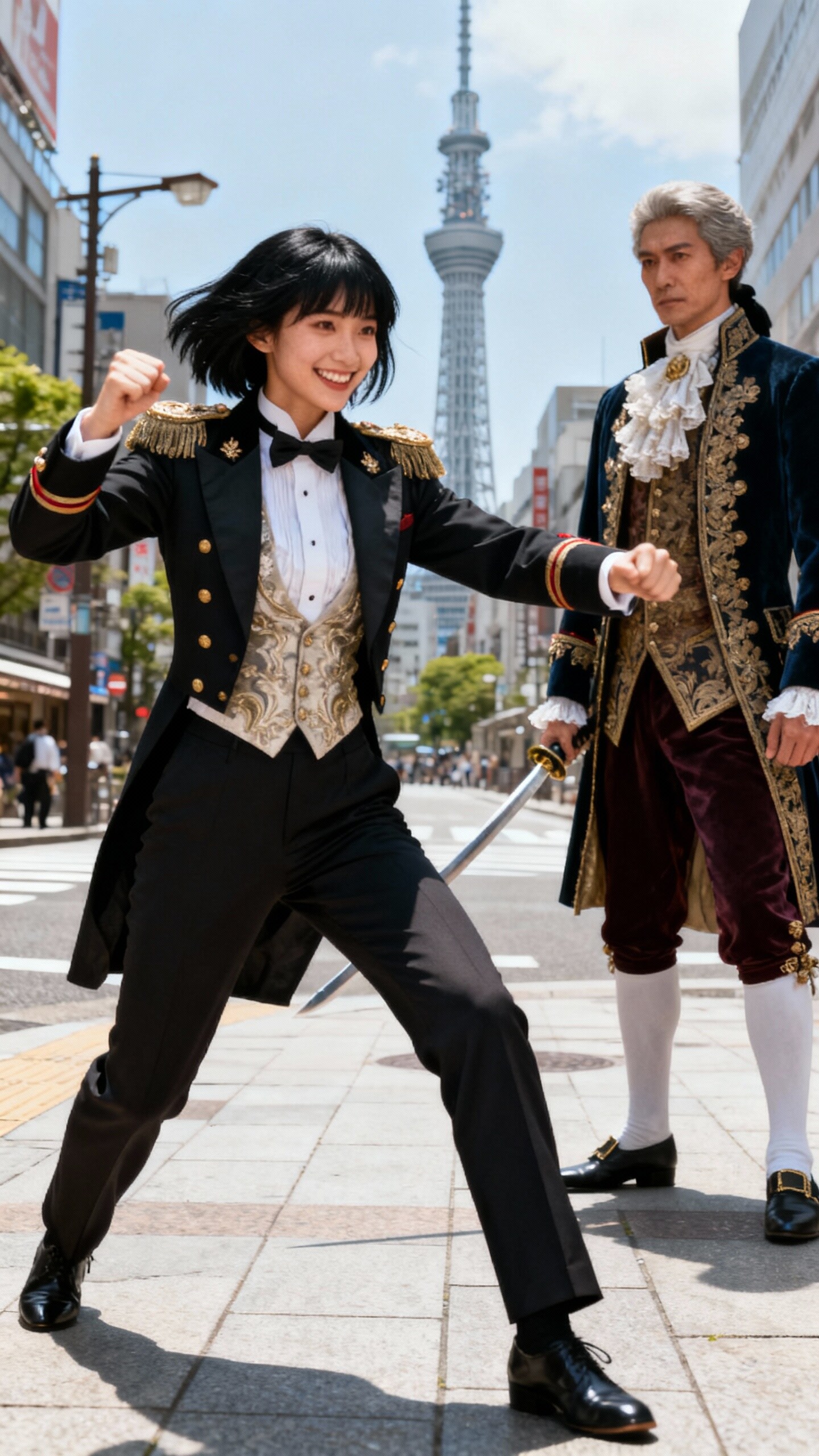柳生俊郎の日本橋戦闘