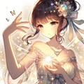 キラキラと輝く美少女 3枚目