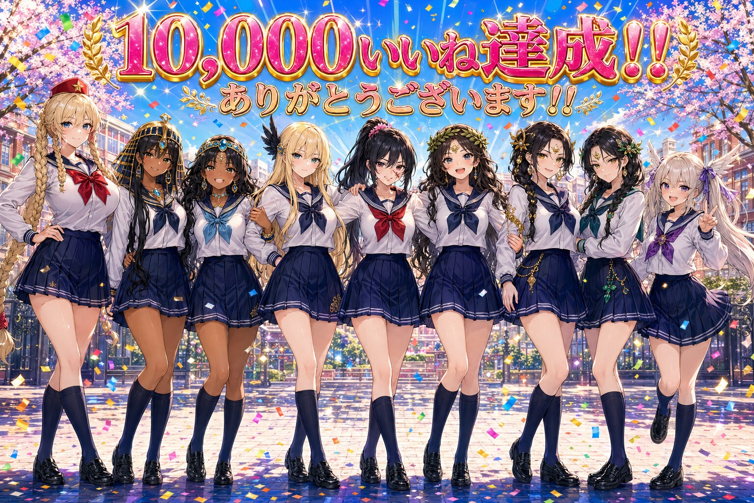 10,000いいね達成記念