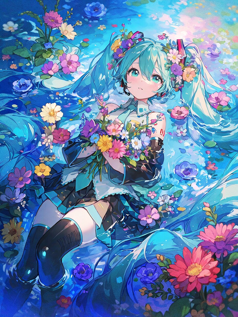鮮やかな花