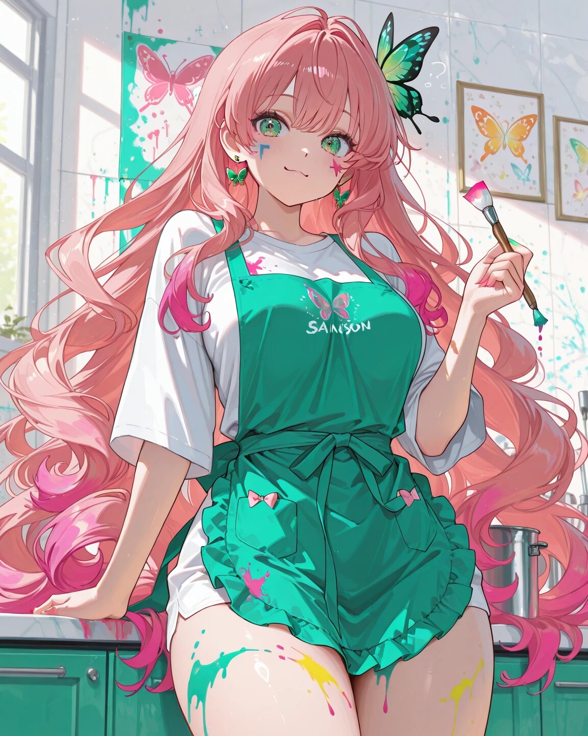ペイントまみれ
