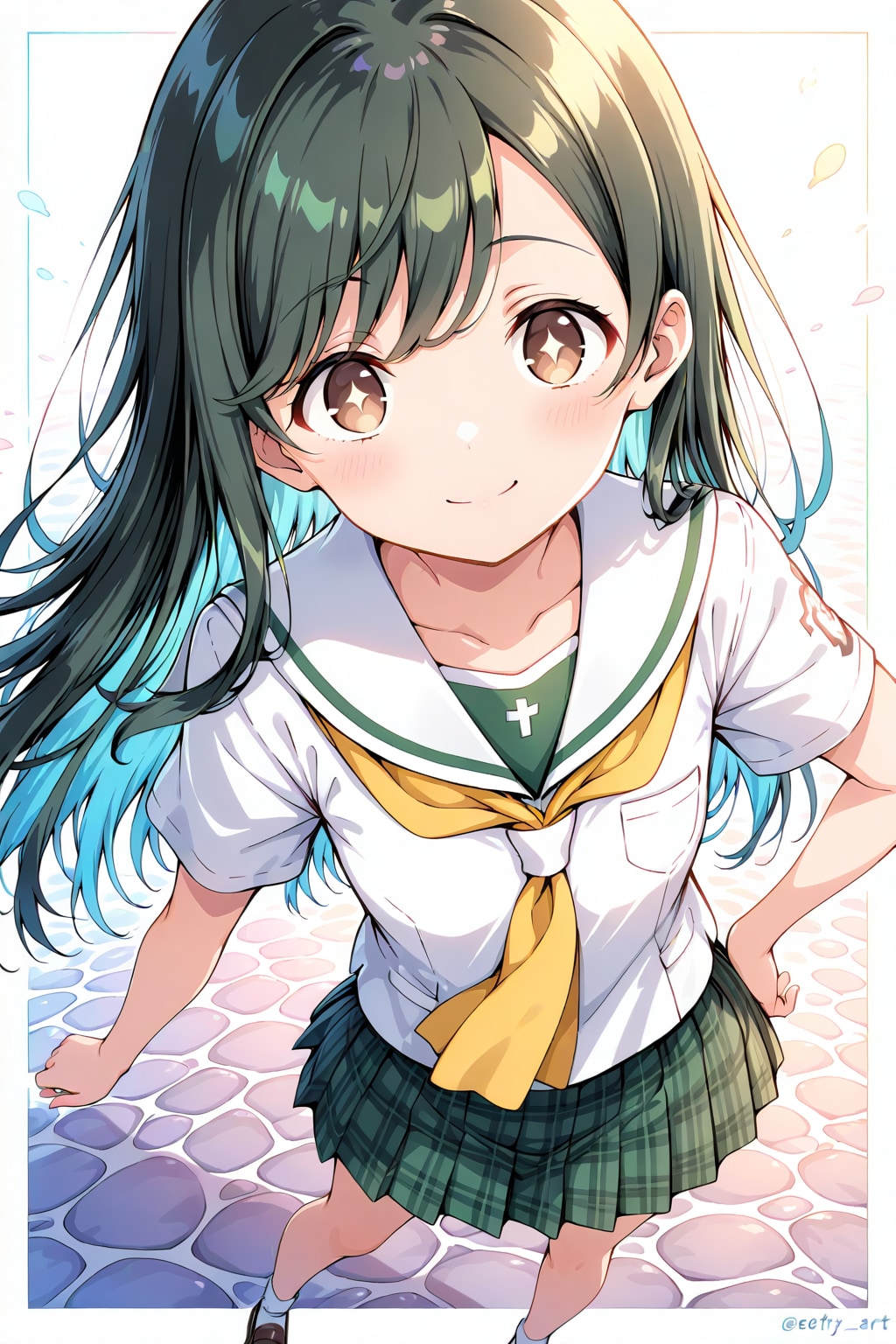 利奈さんに私立清華女子高校の制服を着せてみた【夏服Edition】