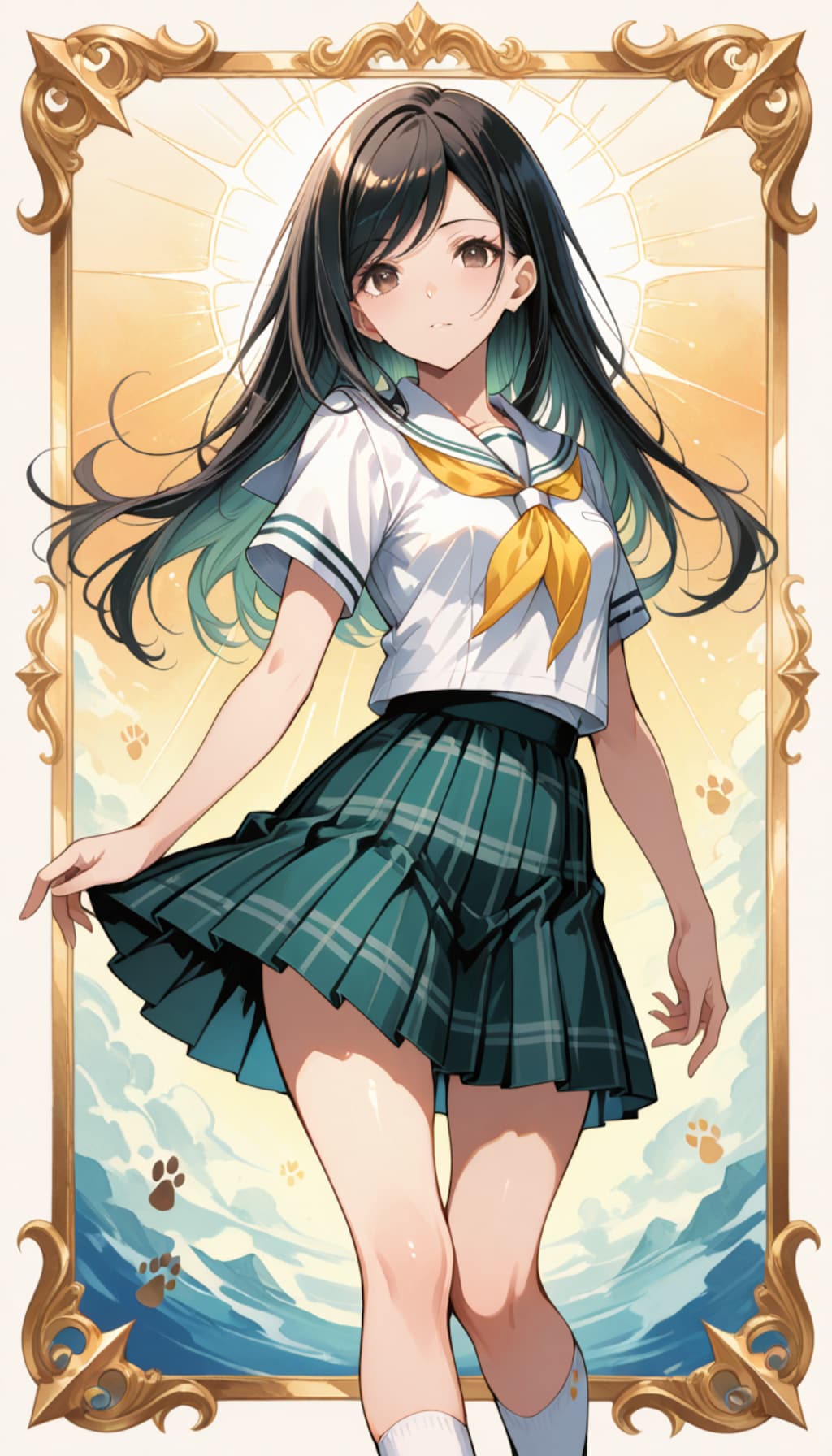 利奈さんに私立清華女子高校の制服を着せてみた【夏服Edition】