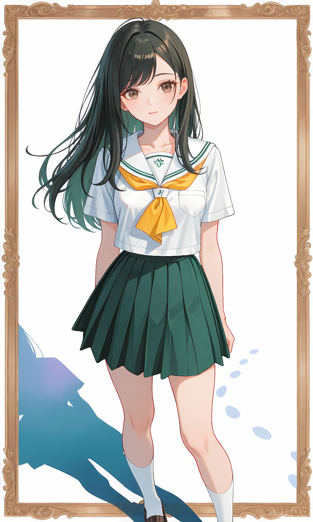 利奈さんに私立清華女子高校の制服を着せてみた【夏服Edition】