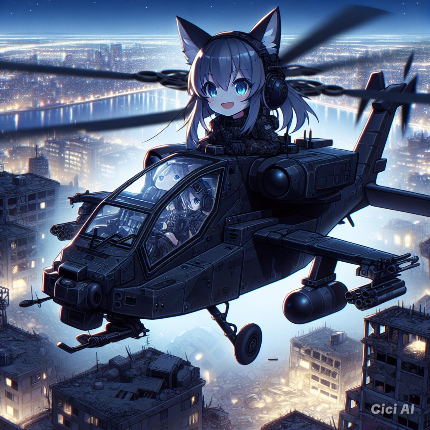 GC アミガルズ 猫ヘリ | の人気AIイラスト・グラビア