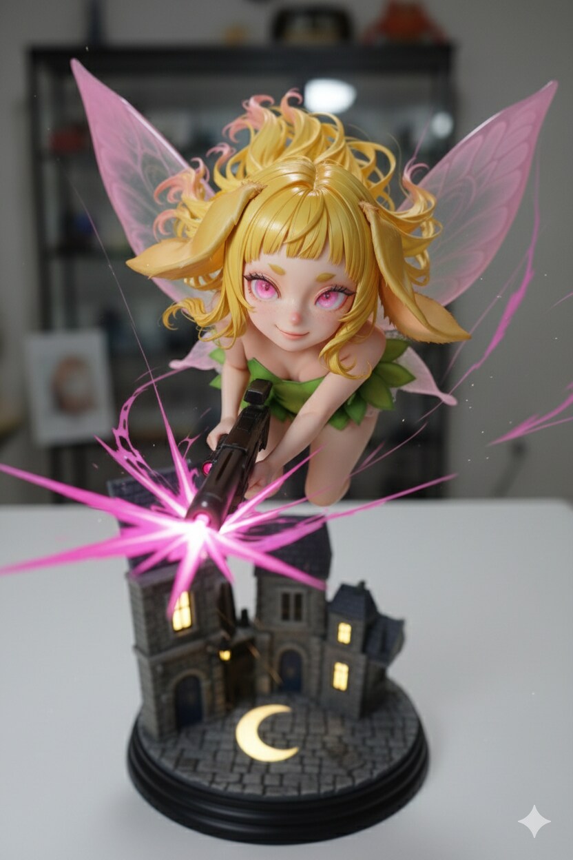 桃那ティンカーベルフィギュア