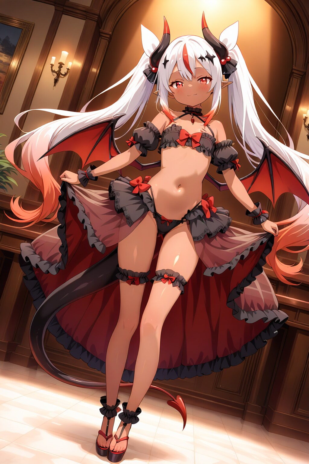 demonic salamander girl?