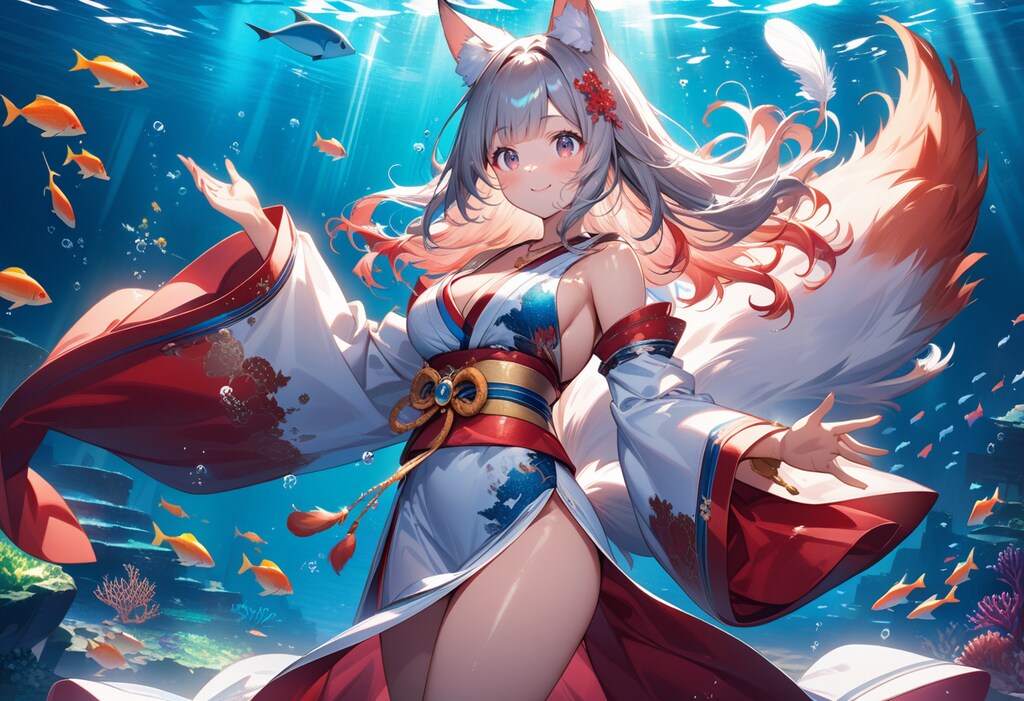 1000いいねありがとうございます！海少女