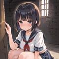 薄幸そうな少女の名前は”さち子”・・・(´-ω-`) 5枚目