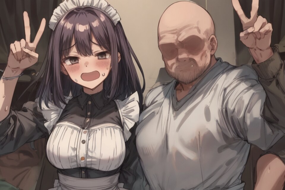 さ、笑って笑ってー