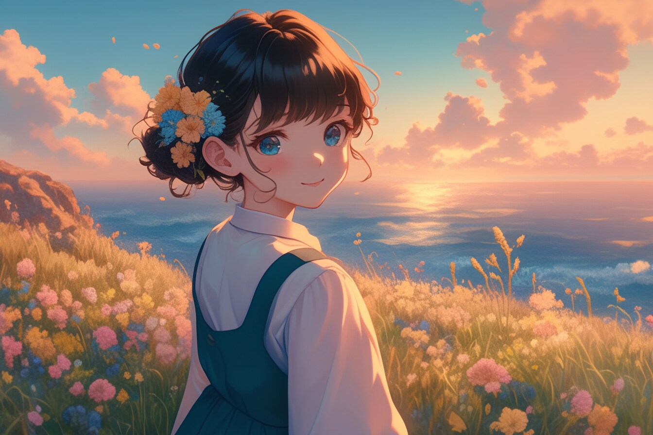 夕暮れのおだんごちゃん🍡✨164