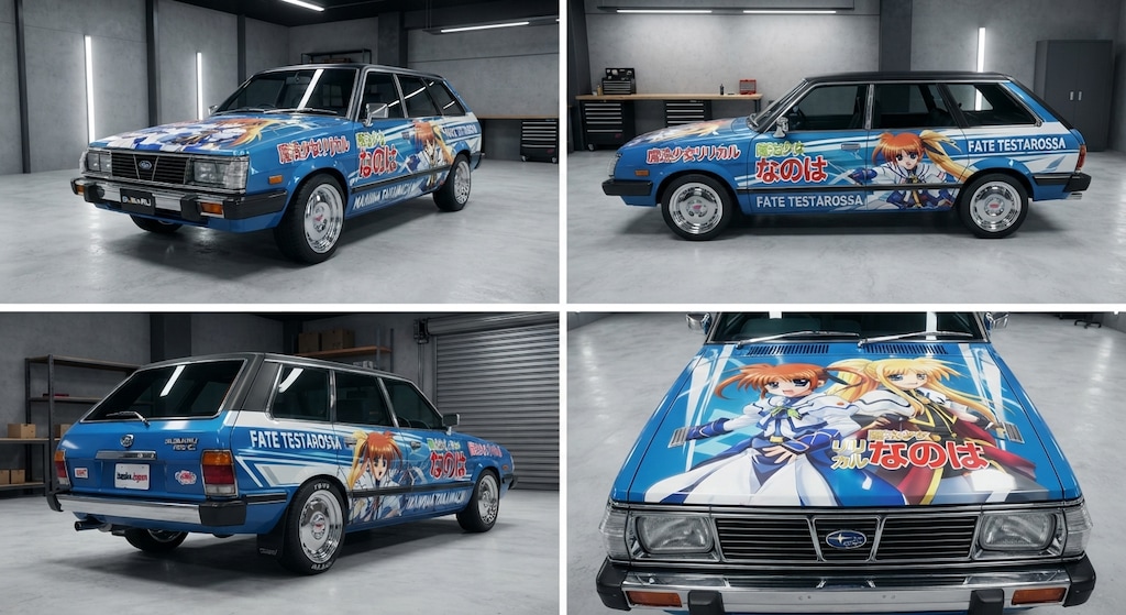 魔法少女リリカルなのは痛車レオーネツーリングワゴン