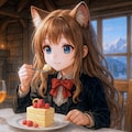 世界最高のステーキを食べる小さな女の子 6枚目