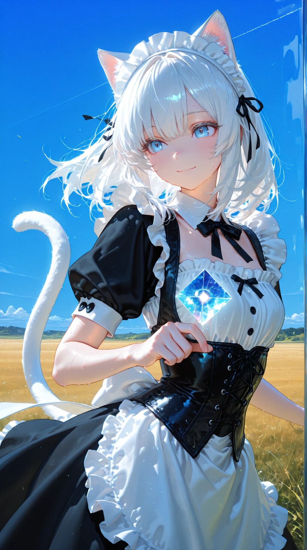 なんか水出たにゃ！