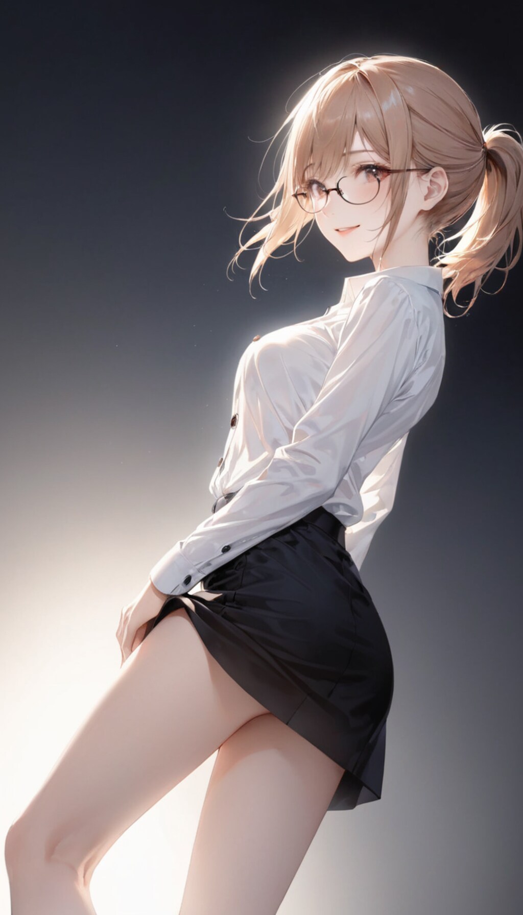 オフィスで働く和奏さん