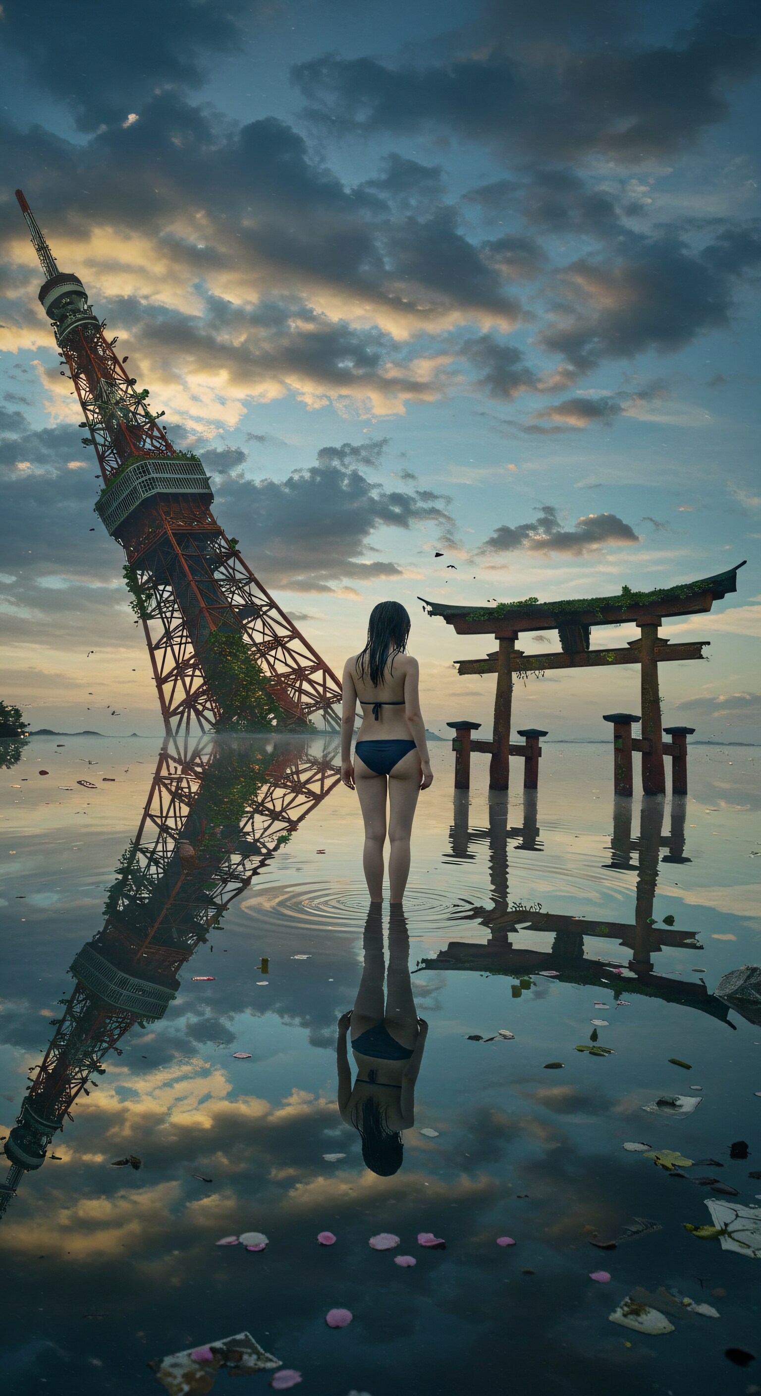 Submerged