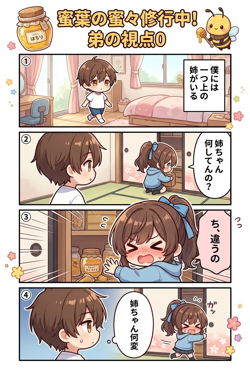 蜜葉の蜜々修行中！弟の視点0 | の人気AIイラスト・グラビア